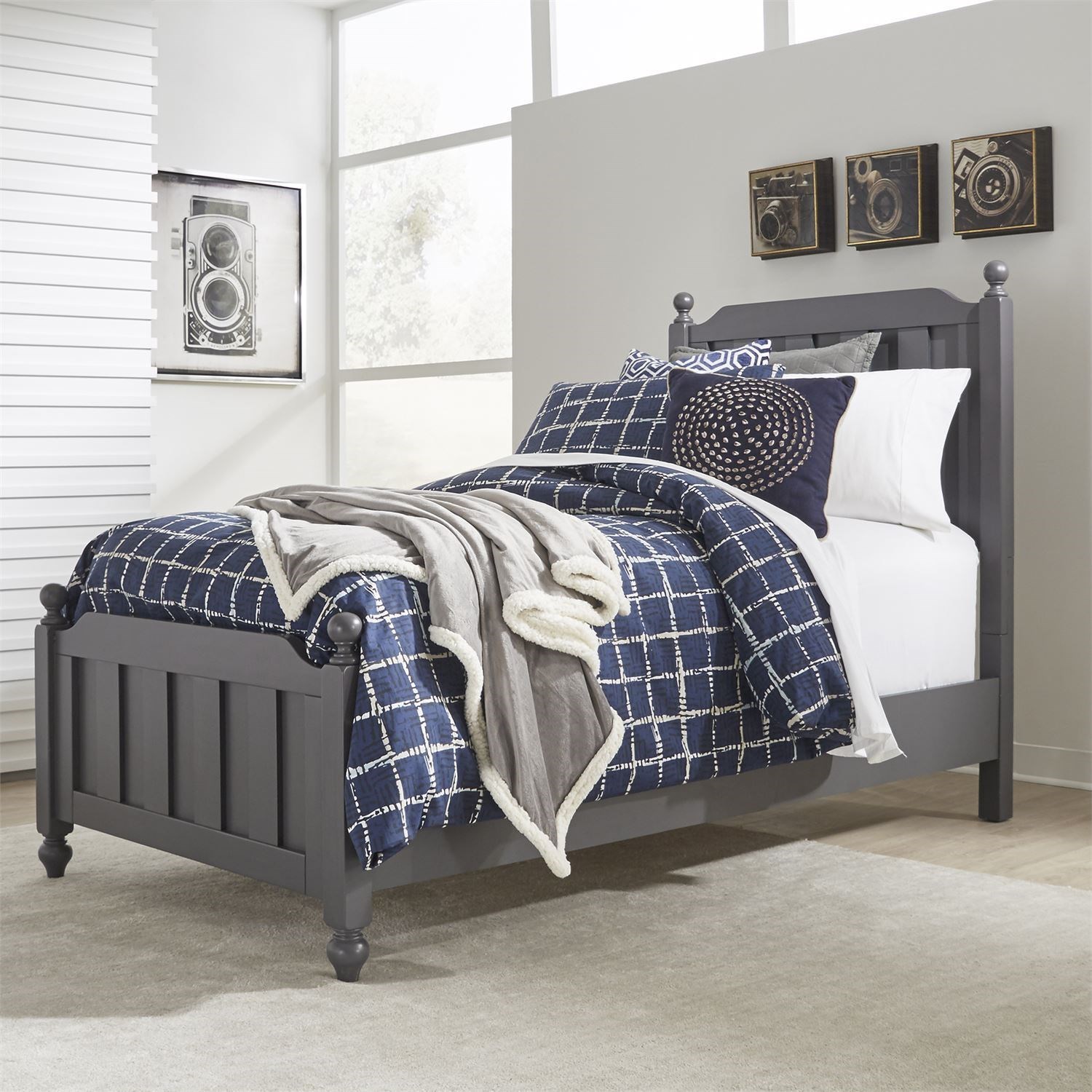 Liberty Furniture Cottage View 423 YBR TPB Cottage Twin Panel Bed